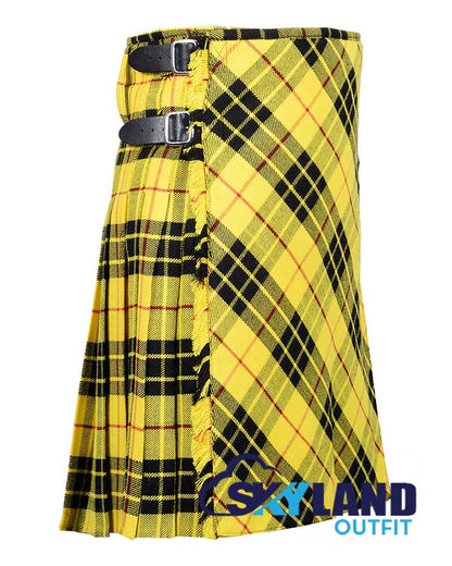 MacLeod of Lewis Tartan Kilt Traditional 8-Yard Kilt with Bias Cut image 1