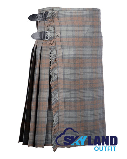 Black Watch Weathered 8 Yard Kilt Traditional Scottish Tartan Kilt image 1