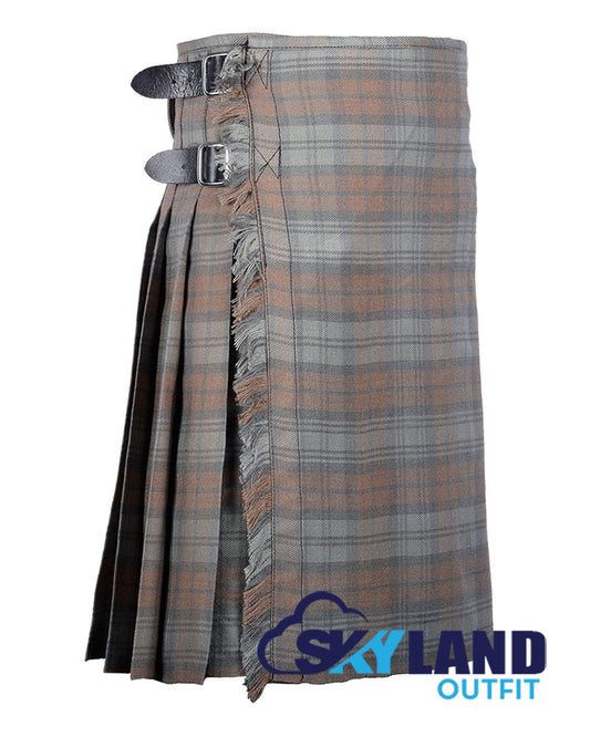 Black Watch Weathered 8 Yard Kilt Traditional Scottish Tartan Kilt image 1