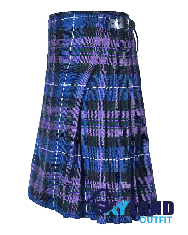 Pride of Scotland Tartan 8 Yard Kilt for Men Traditional Scottish Kilt image 2