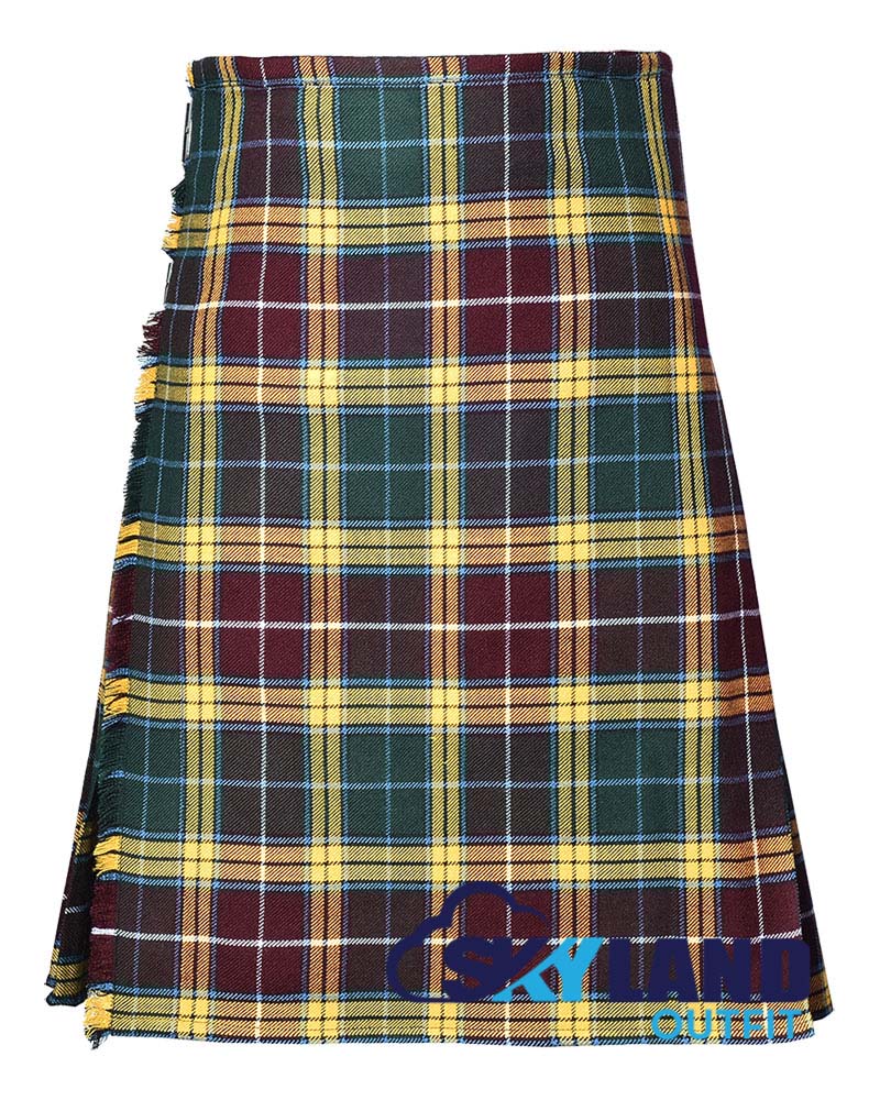 Buchanan Muted Tartan 8 Yard Kilt Traditional Scottish Tartan Kilt image 0
