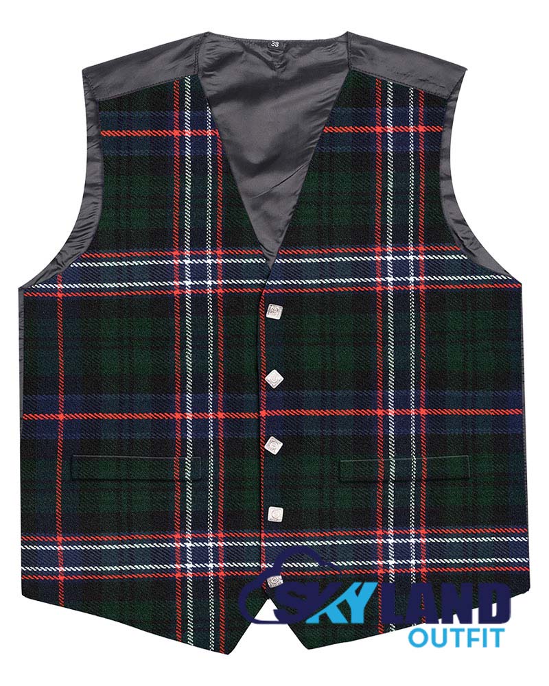 Scottish National Tartan Waistcoat - Argyle Vest Made to Order image 0