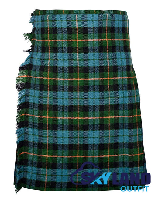 Gunn Ancient Tartan 8 Yard Kilt for Men Traditional Scottish Kilt image 0