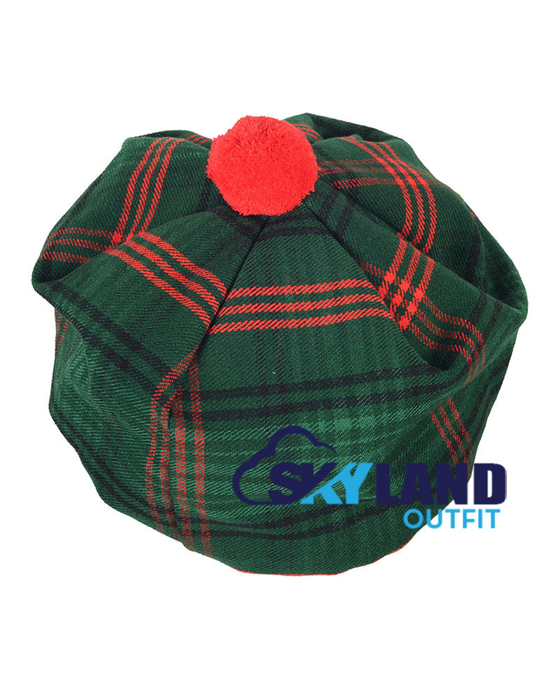 Ross Hunting Tartan Tam o' Shanter Scottish Flat Bonnet image 0