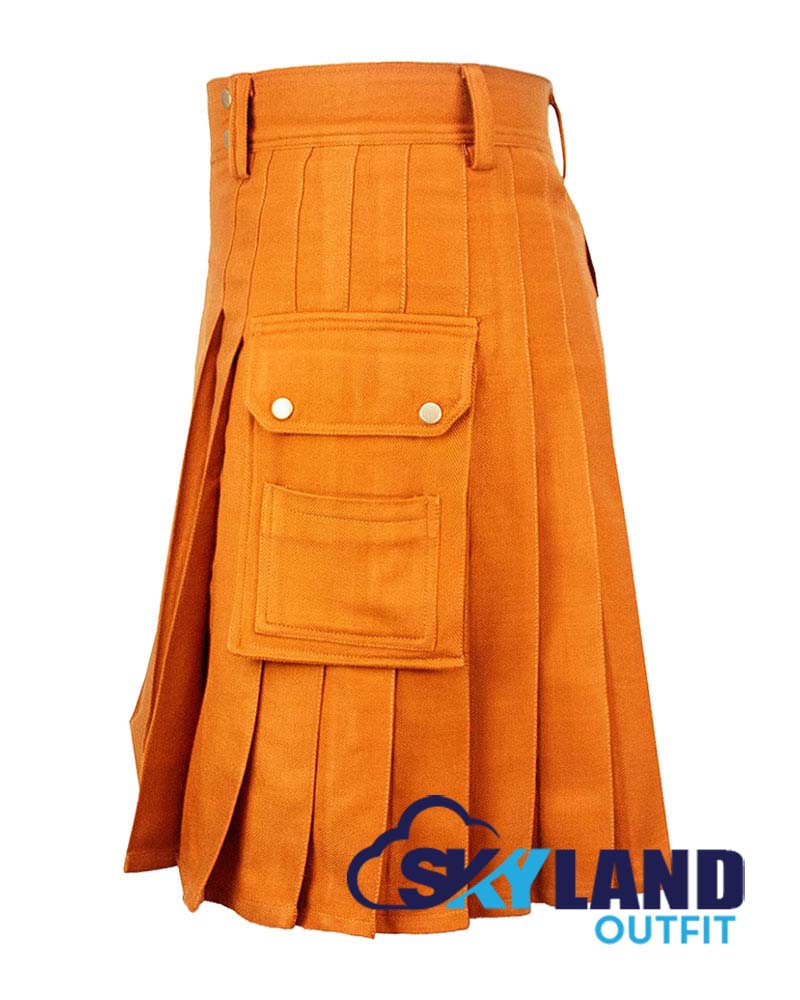 Saffron Tartan Kilt Modern Utility Kilts image 3