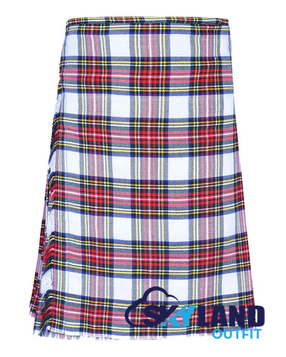 Dress Stewart Tartan 8 Yard Kilt for Men Traditional Scottish Kilt image 0