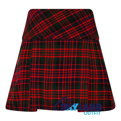 MacDonald Tartan Mini Billie Kilt Girls Modern Kilt Skirt image 1