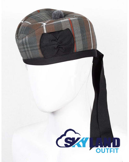 Weathered Mackenzie Tartan Glengarry Hat Traditional Cap image 0