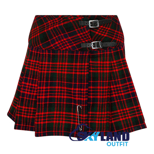 MacDonald Tartan Mini Billie Kilt Girls Modern Kilt Skirt image 0