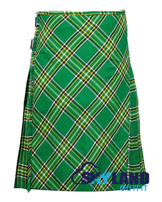 Irish Heritage Tartan Kilt Traditional 8-Yard Kilt with Bias Cut image 0