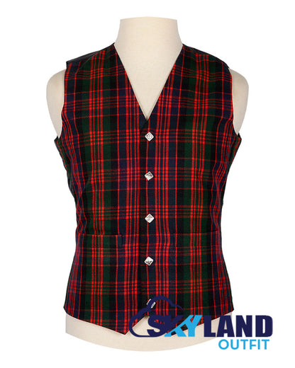 MacDonald Modern Tartan Waistcoat - Argyle Vest Made to Order image 0
