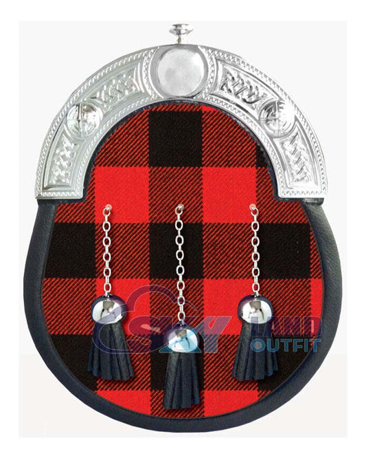 MacGregor Rob Roy Tartan Sporran Full Dress Leather Sporran image 0