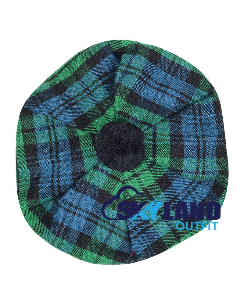 Campbell Ancient Tartan Tam o' Shanter Scottish Flat Bonnet image 2