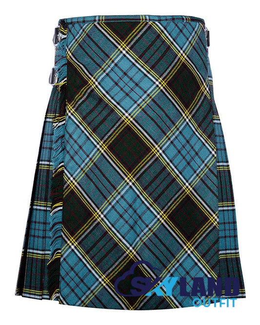 Anderson Tartan Kilt Traditional 8-Yard Scottish Kilt with Bias Cut image 0