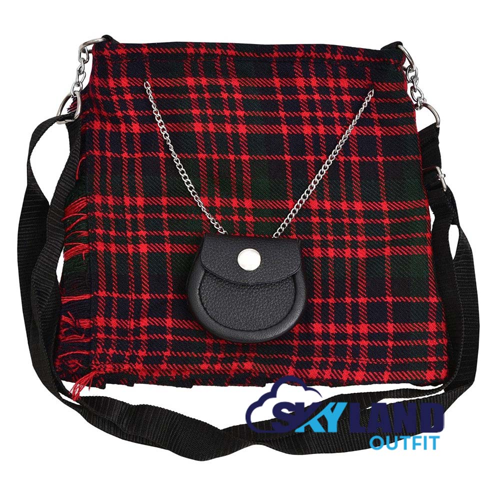 MacDonald Tartan Ladies Kilt Shaped Purse, Tote Bag image 0
