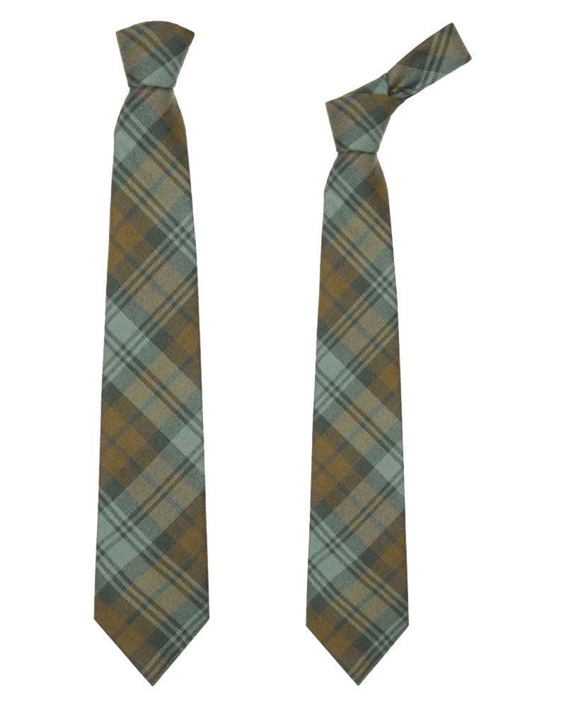 Black Watch Weathered Tartan NeckTie Scottish Clan NeckTies image 2