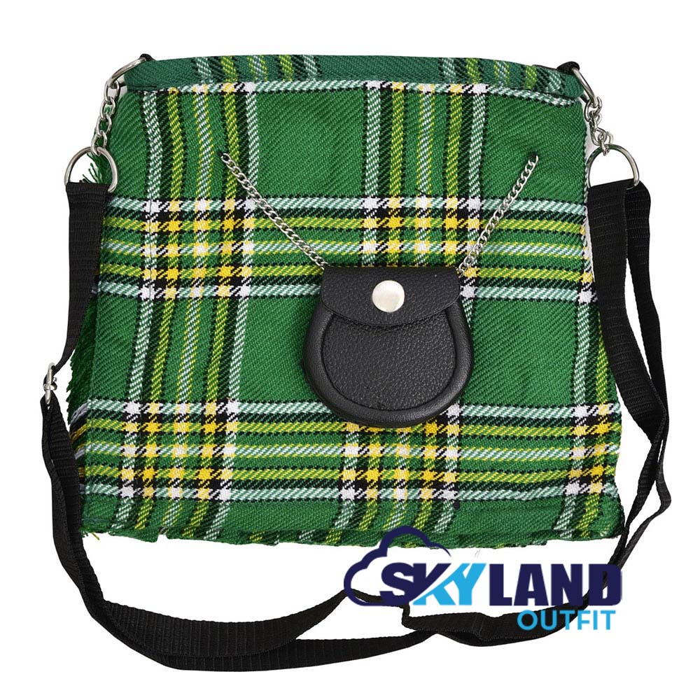 Irish Heritage Tartan Ladies Kilt Shaped Purse, Tote Bag image 0