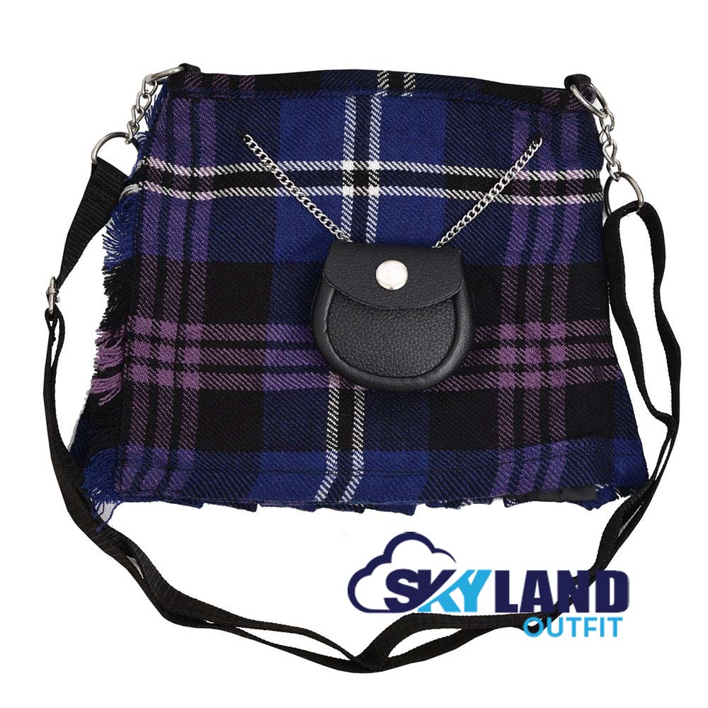 Pride of Scotland Tartan Ladies Kilt Shaped Purse, Tote Bag image 1