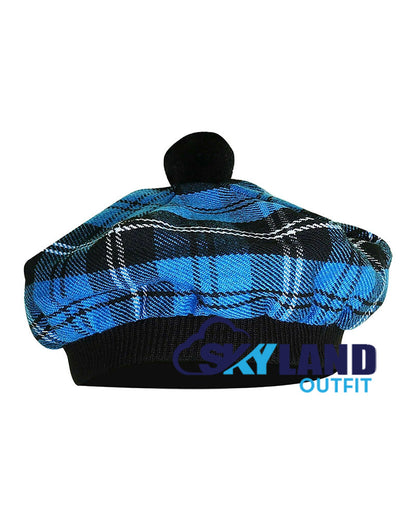 Ramsey Blue Hunting Tartan Tam o' Shanter Scottish Flat Bonnet image 0