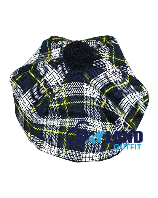 Dress Gordon Tartan Tam o' Shanter Scottish Flat Bonnet image 1