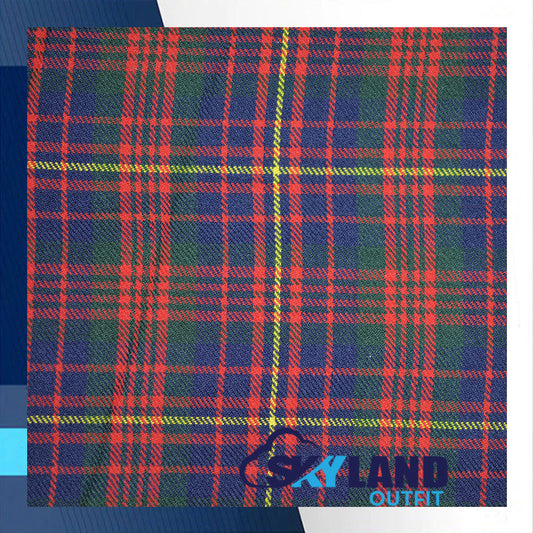 Cameron Tartan Homespun Wool Blend Fabric By the Yard image 0
