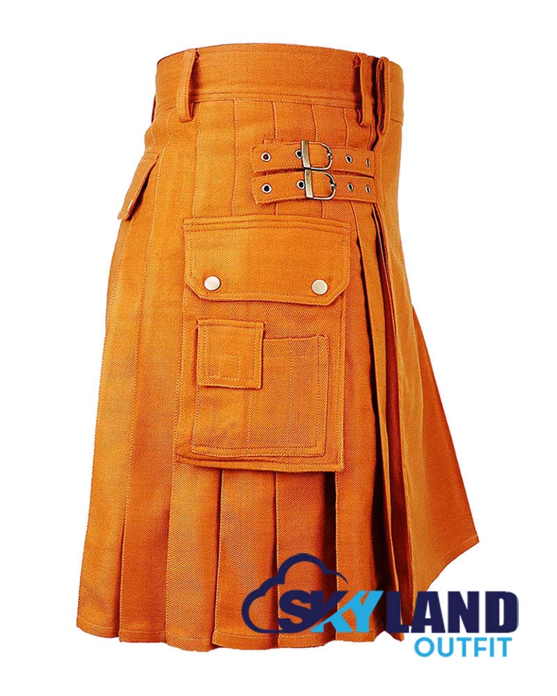 Saffron Tartan Kilt Modern Utility Kilts image 2