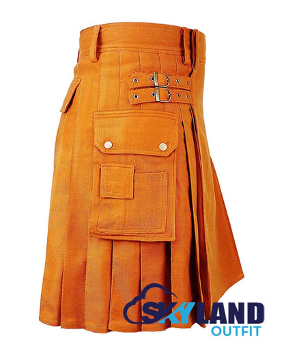 Saffron Tartan Kilt Modern Utility Kilts image 2