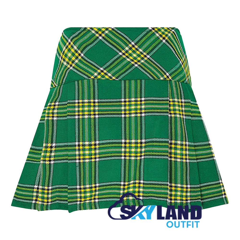 Irish Heritage Tartan Mini Billie Kilt Girls Celtic Kilt Skirt image 1