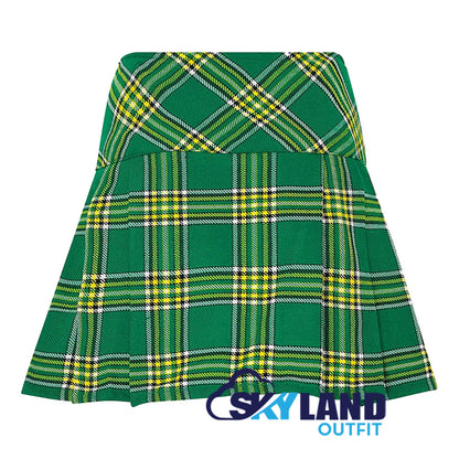 Irish Heritage Tartan Mini Billie Kilt Girls Celtic Kilt Skirt image 1
