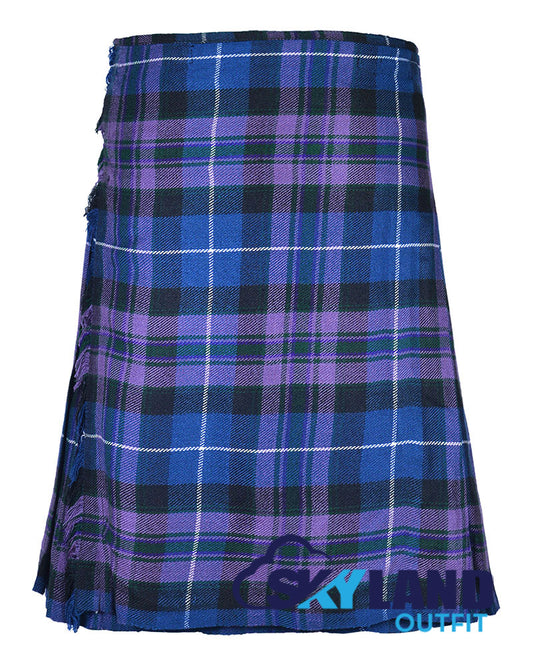 Pride of Scotland Tartan 8 Yard Kilt for Men Traditional Scottish Kilt image 0