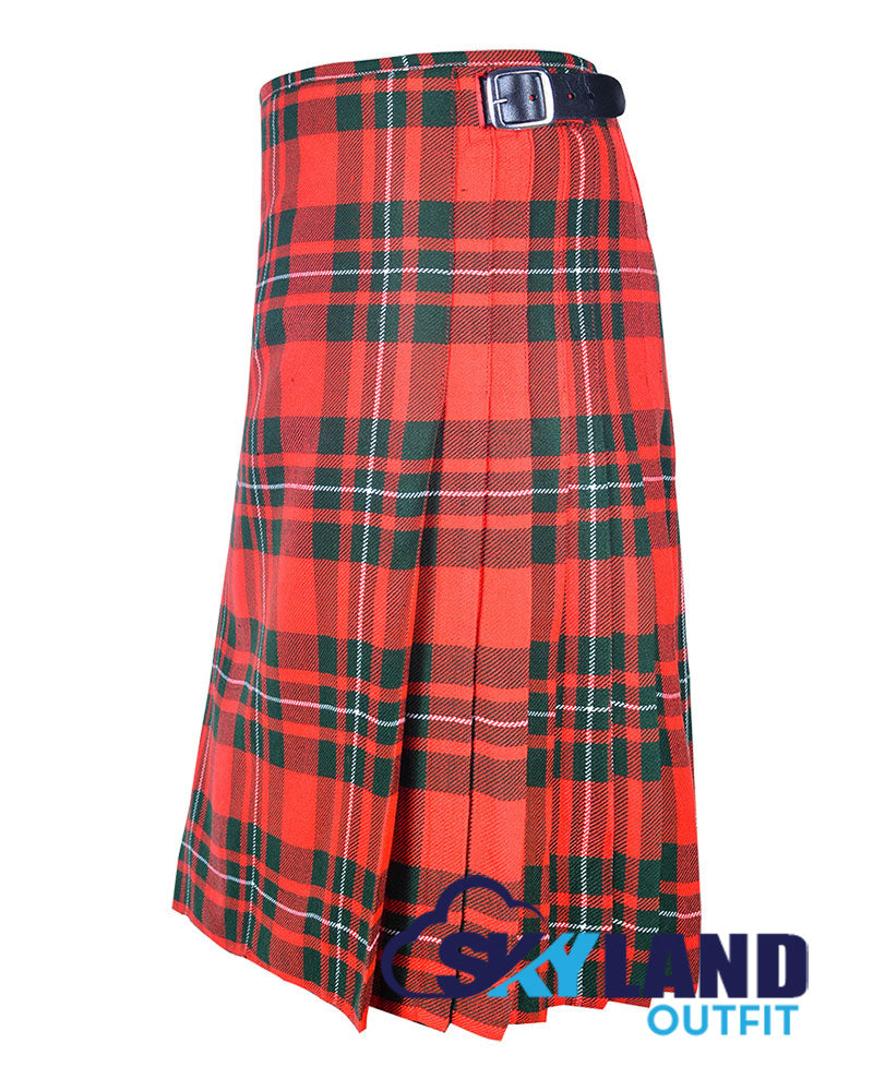 MacGregor Tartan 8 Yard Kilt for Men Traditional Scottish Kilt image 2