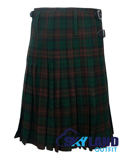 Brown Watch 8 Yard Kilt for Men Traditional Scottish Tartan Kilt image 1