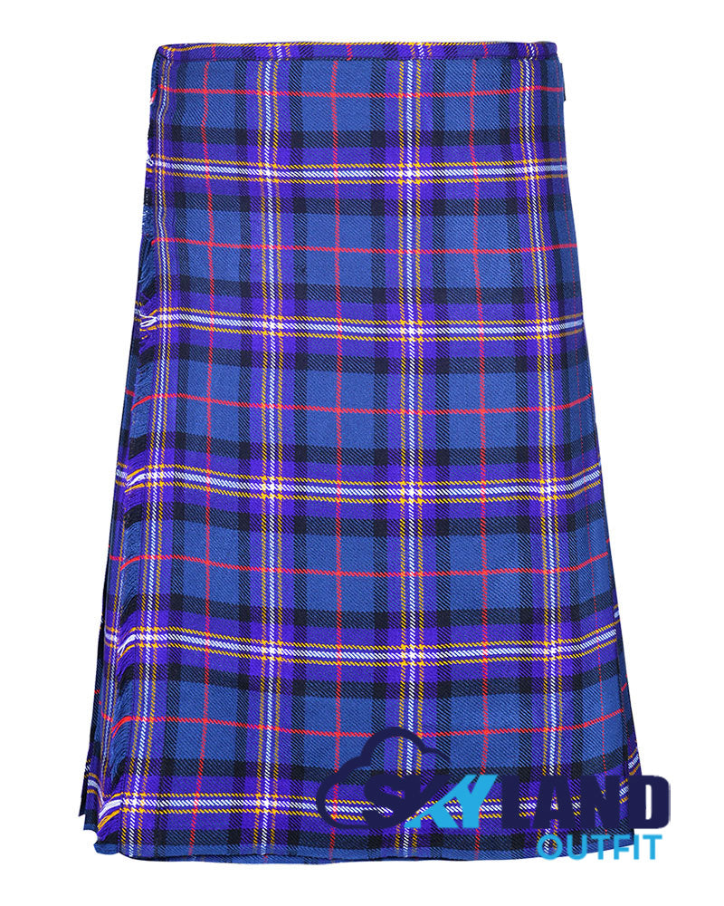 Masonic Tartan 8 Yard Kilt for Men Traditional Scottish Kilt image 0