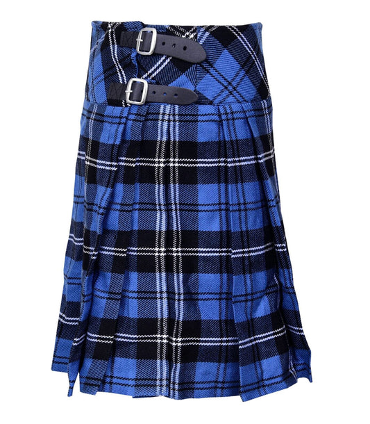 Ramsey Blue Hunting Tartan Mini Billie Kilt Girls Modern Kilt Skirt image 1