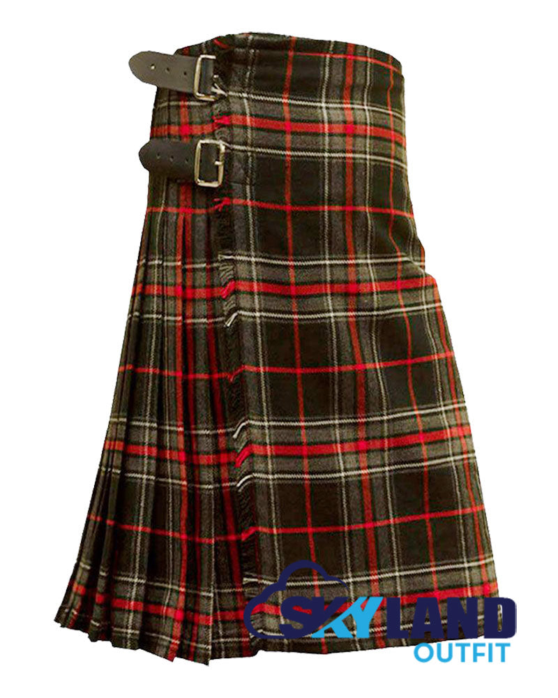 Spirit of Bruce Tartan 8 Yard Kilt for Men Traditional Scottish Kilt image 1