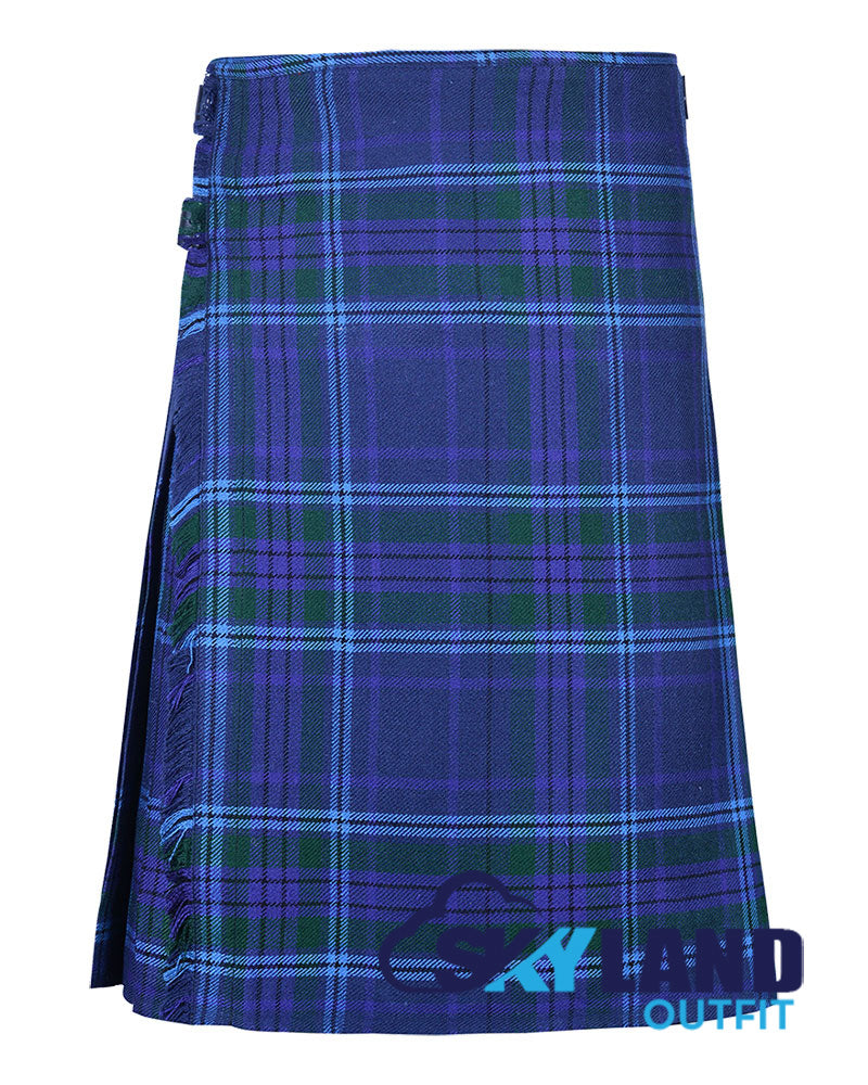 Spirit of Scotland Tartan 8 Yard Kilt for Men Traditional Scottish Kilt image 0