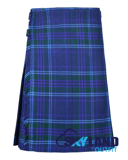 Spirit of Scotland Tartan 8 Yard Kilt for Men Traditional Scottish Kilt image 0