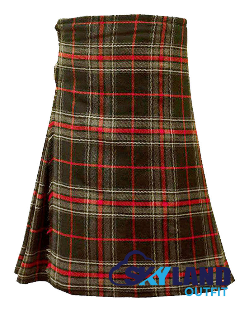 Spirit of Bruce Tartan 8 Yard Kilt for Men Traditional Scottish Kilt image 0