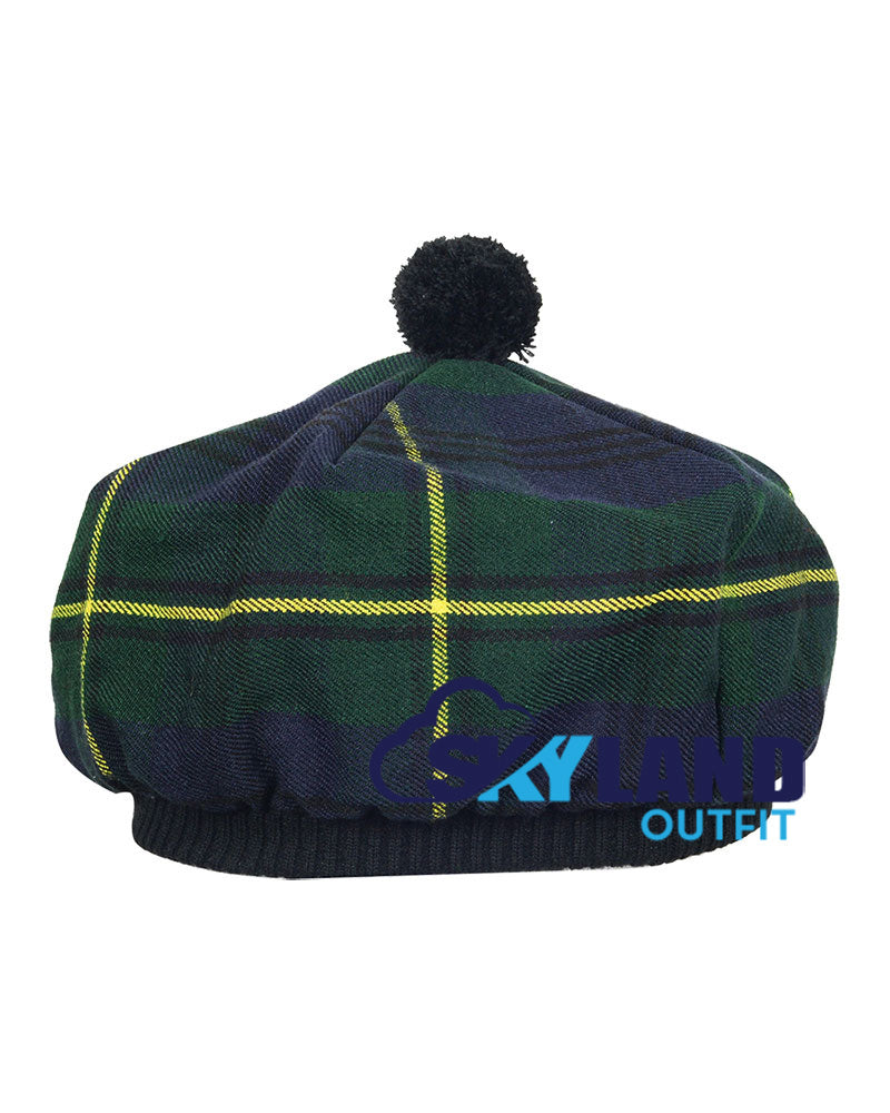 Gordon Tartan Tam o' Shanter Scottish Flat Bonnet image 0