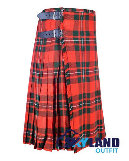 MacGregor Tartan 8 Yard Kilt for Men Traditional Scottish Kilt image 1