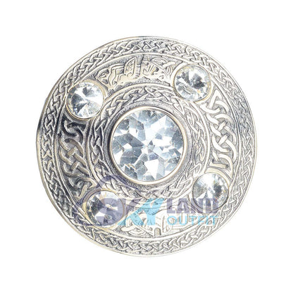 Mackenzie Weathered Tartan Kilt Fly Plaid with Free Brooch image 1