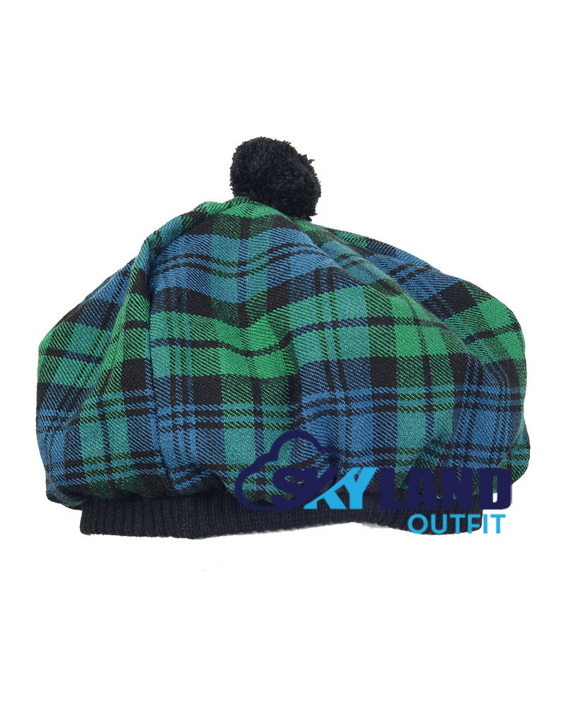 Campbell Ancient Tartan Tam o' Shanter Scottish Flat Bonnet image 1
