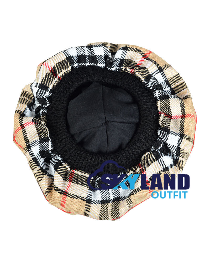Campbell Thompson Tartan Tam o' Shanter Scottish Flat Bonnet image 3