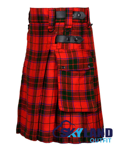 Scottish Rose Tartan Kilt Modern Utility Kilts image 1