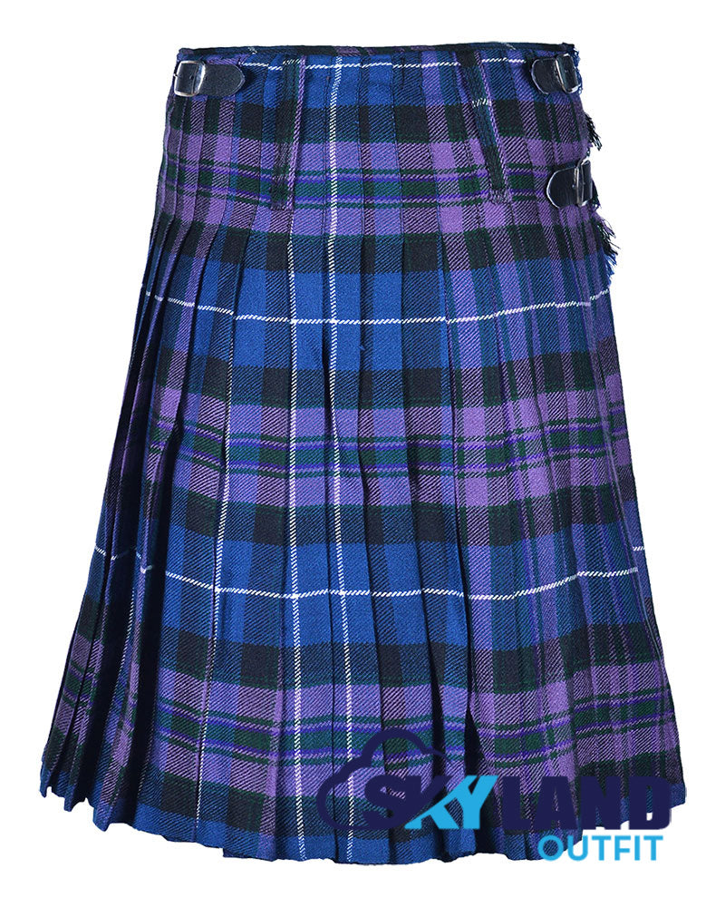 Pride of Scotland Tartan 8 Yard Kilt for Men Traditional Scottish Kilt image 3