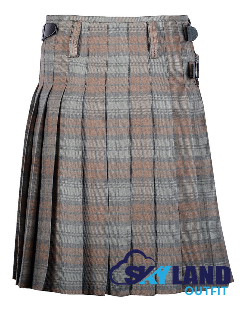 Black Watch Weathered 8 Yard Kilt Traditional Scottish Tartan Kilt image 3