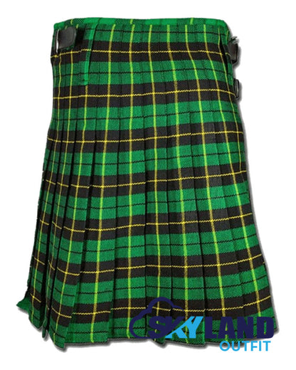 Wallace Hunting Tartan 8 Yard Kilt for Men Traditional Scottish Kilt image 1