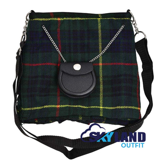 Hunting Stewart Tartan Ladies Kilt Shaped Purse, Tote Bag image 0