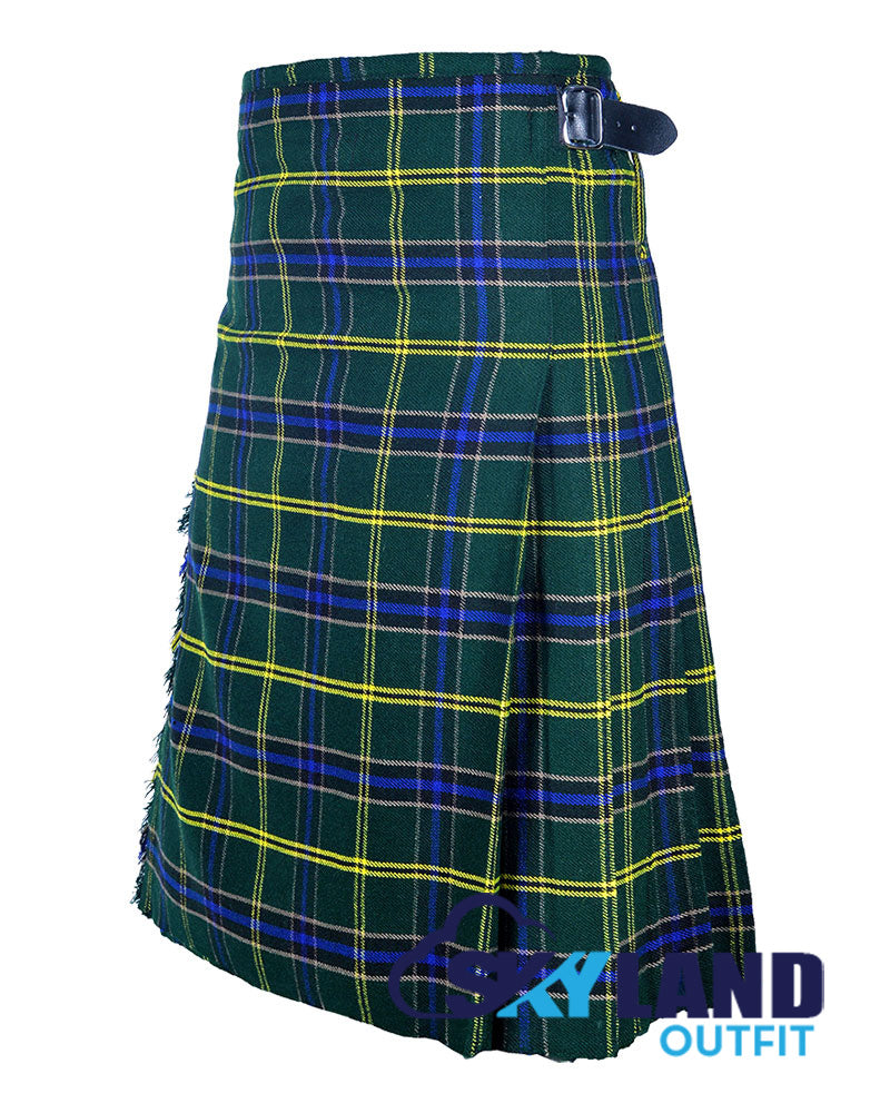 US Army Tartan 8 Yard Kilt for Men Traditional Scottish Kilt image 2