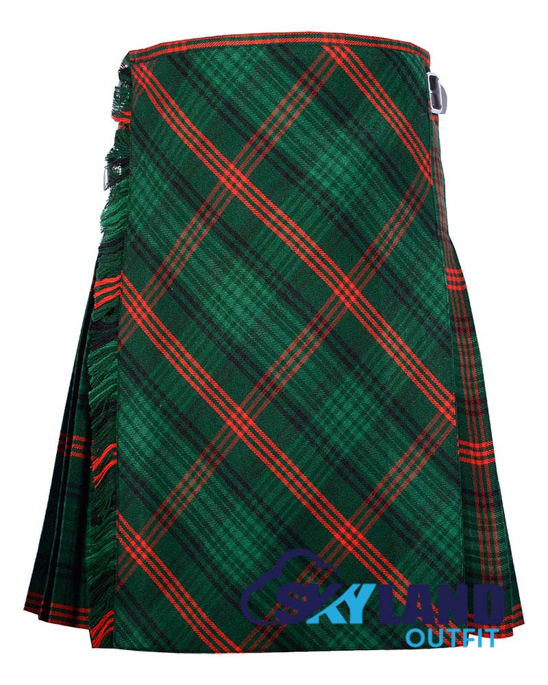 Ross Hunting Tartan Kilt Traditional 8-Yard Kilt with Bias Cut image 0